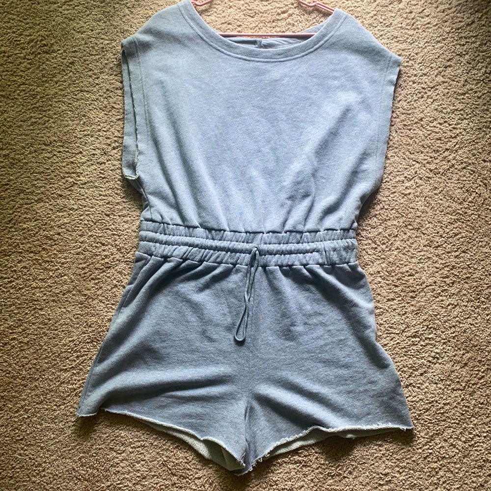 Out From Under Large, gray, shorts, romper
